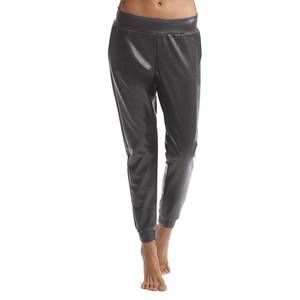 NEW COMMANDO faux leather jogger in gunmetal